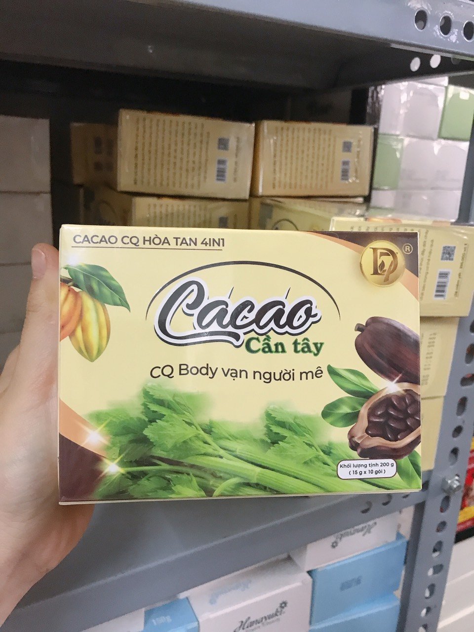 Cacao cần tây giảm cân hiệu quả cao