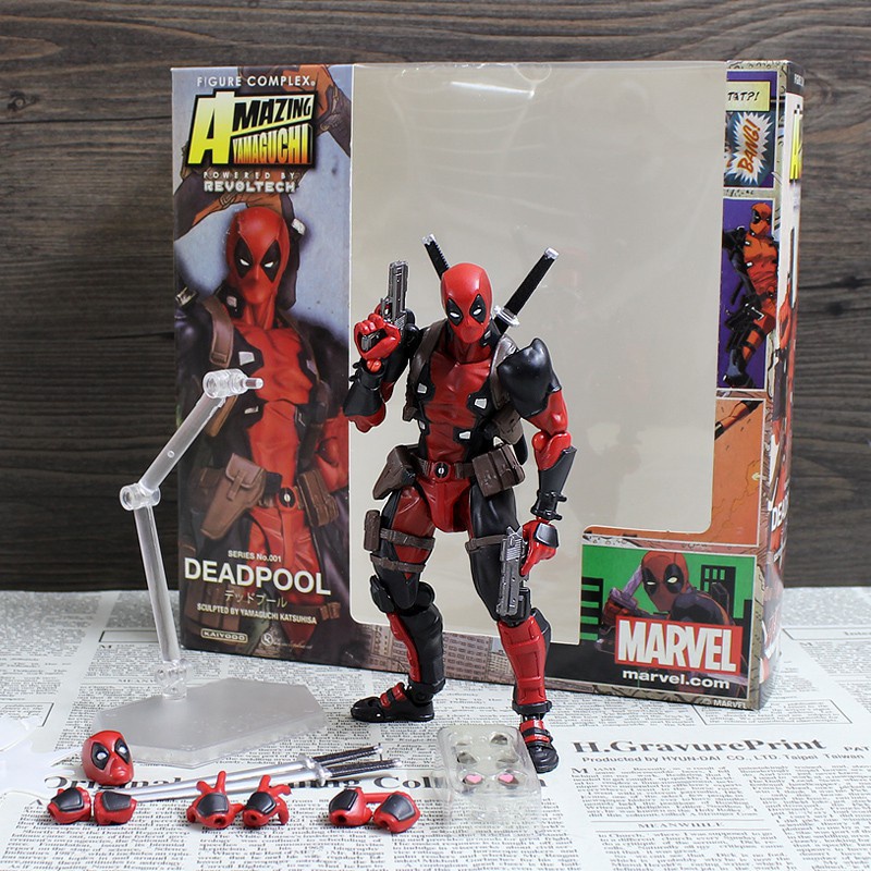 Mô hình Figma Deadpool Revoltech MH28 cao 15cm - Mô hình Marvel