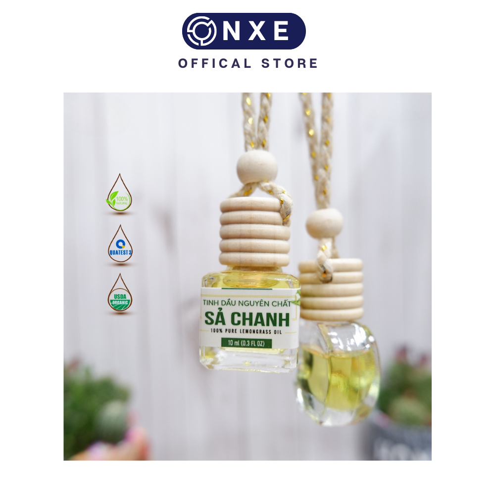 Tinh dầu treo ô tô chiết suất tự nhiên tinh dầu chanh sả quế trầm hương treo xe ô tô treo phòng ngủ 10ml