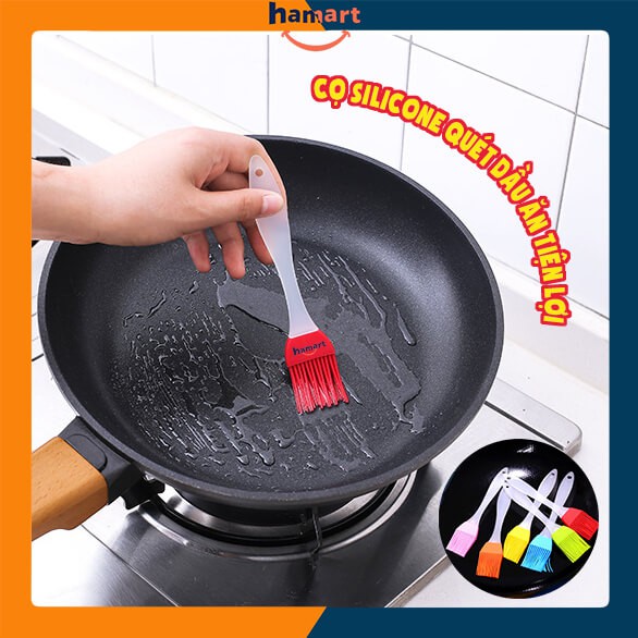 Cọ quét dầu ăn silicon, chổi quét dầu ăn silicon làm bánh, đồ nướng