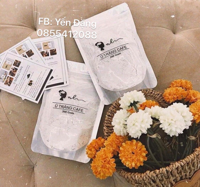 [Hàng chuẩn CTy - Sale ] Combo 2 túi ỦTrắng Cafe thiên nhiên túi 300g