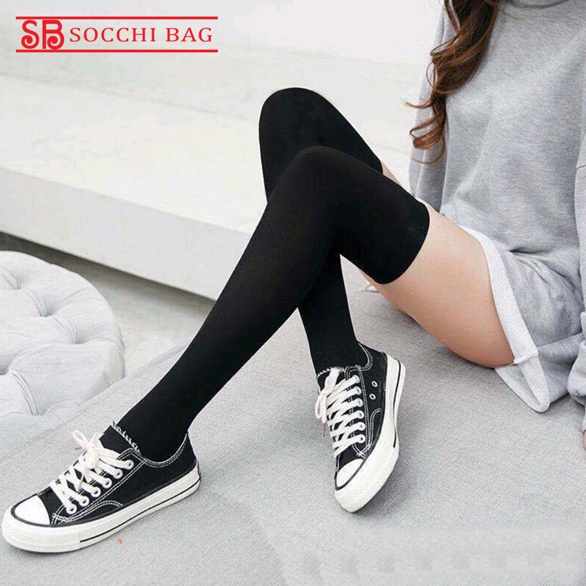 Tất cao cổ qua gối phong cách hàn quốc, tất vớ đùi qua gối hottrend SOCCHI BAG