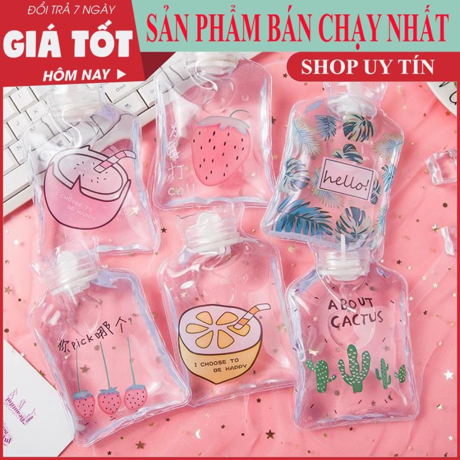 [SALE TƯNG BỪNG] Túi Sưởi Chườm Nóng Lạnh Trong Suốt cầm tay Mini- Túi chườm trong suốt- túi chườm nóng lạnh đau bụng kinh - GIAO MẪU NGẪU NHIÊN