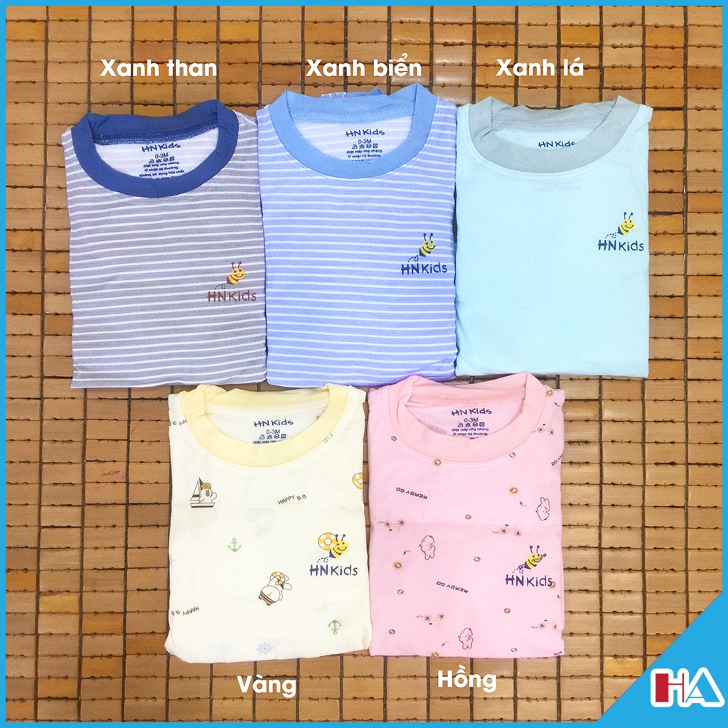 Bộ quần áo dài tay cho bé HN Kids thun petit siêu mềm mịn, bộ dài tay thu đông cho bé trai, bộ dài tay cho bé gái