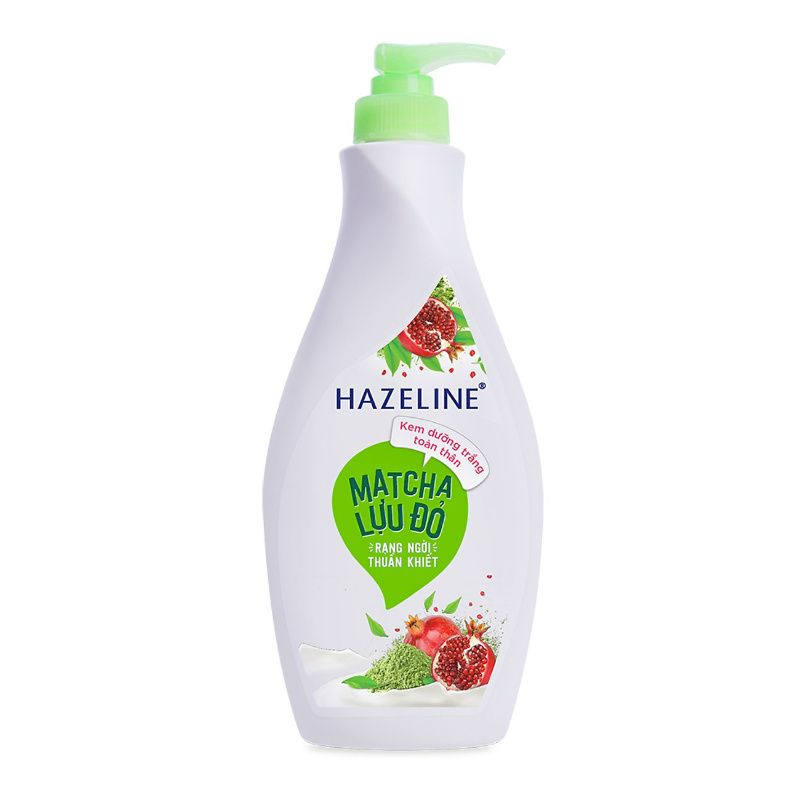 Sữa dưỡng thể Hazeline matcha lựu đỏ 370g sản phẩm tốt chất lượng cần thiết cho gia đình bạn hàng giống như hình