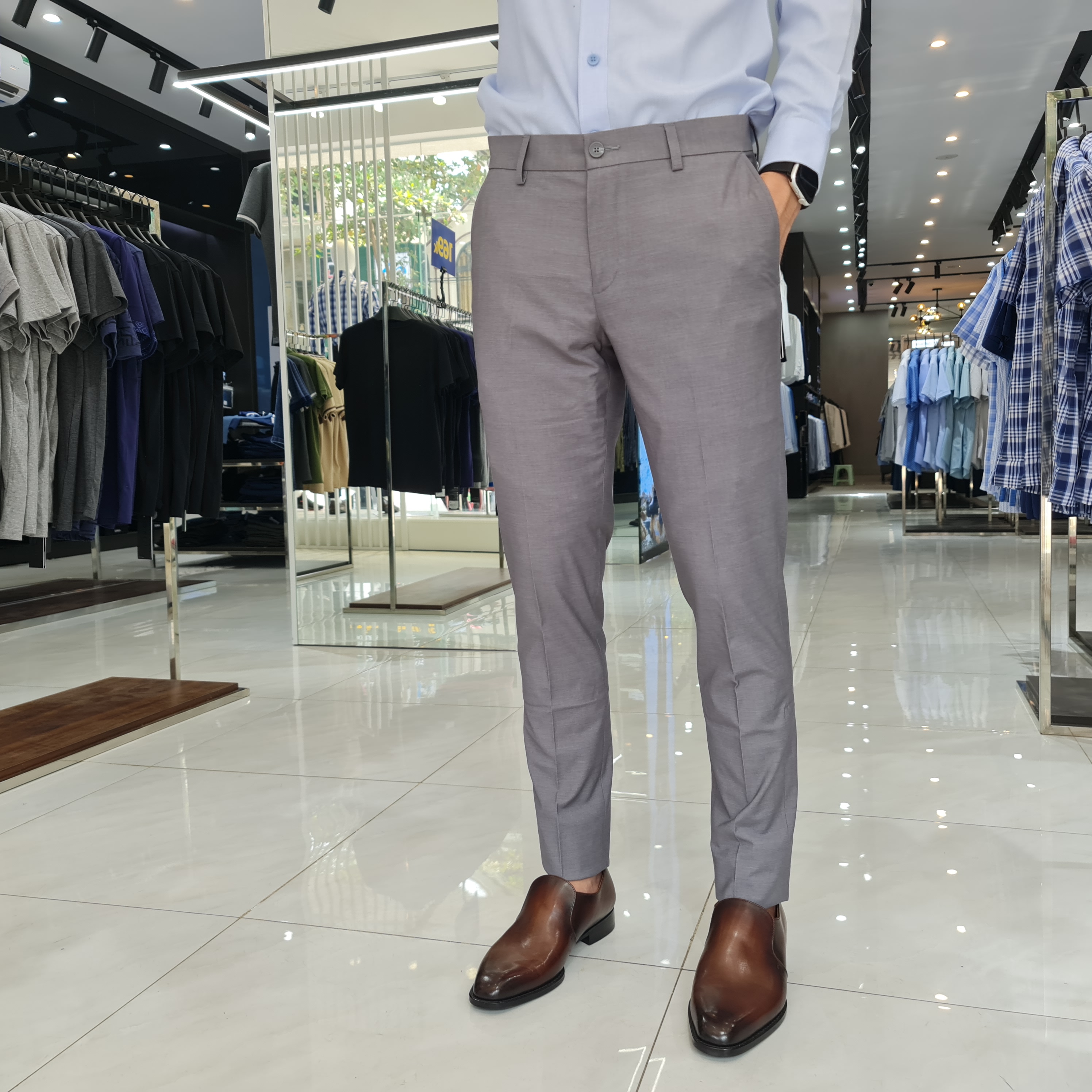 OWEN - (FREESHIP) Quần âu nam công sở dáng Trendy mã QD23016 - OWEN Flagship Store