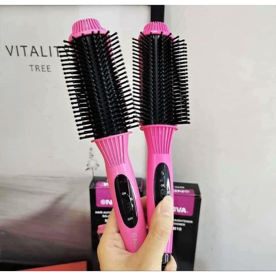Máy uốn tóc điện, Lược điện uốn tóc cúp Nova MH134