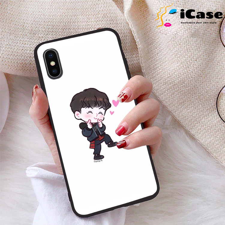 Ốp lưng iphone x viền dẻo tpu bst chibi