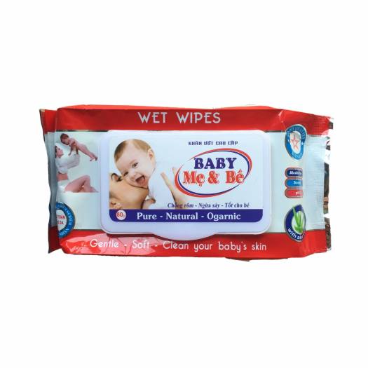 1 bịch khăn ướt babywipes cho mẹ và bé 80g