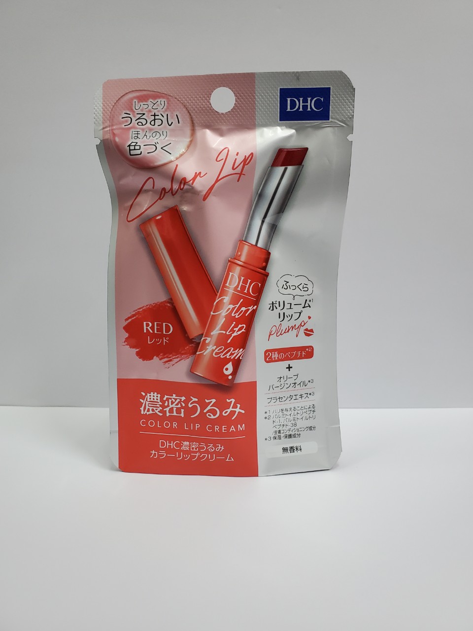 Son Dưỡng Môi DHC Color Lip Cream Màu Đỏ - Nhật