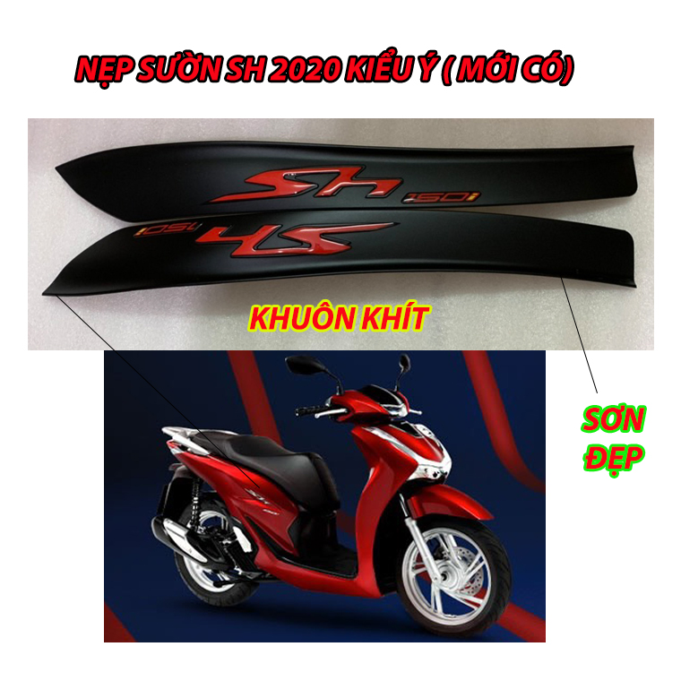 NẸP SƯỜN SH 2020 KIỂU Ý ( MỚI CÓ )