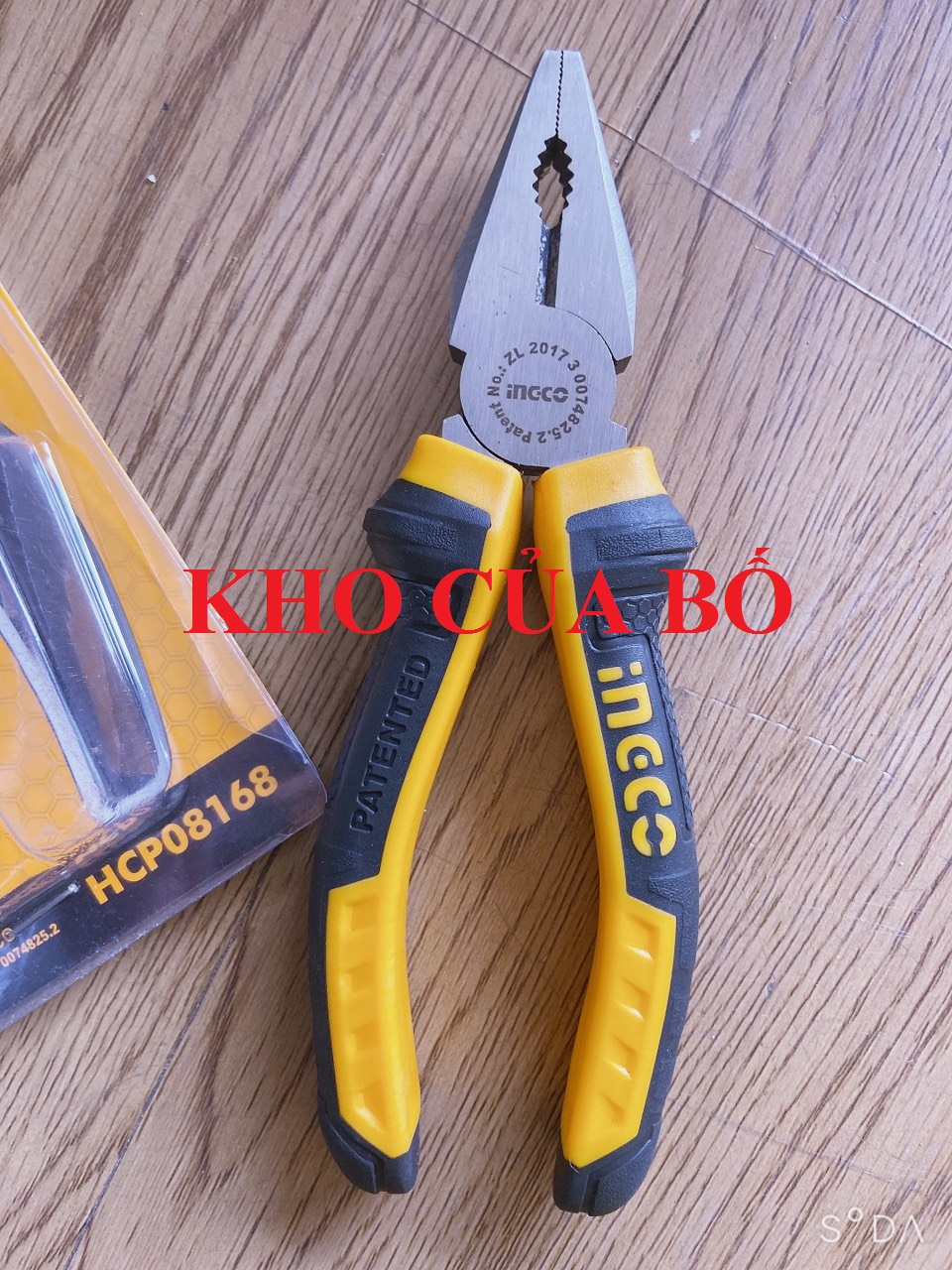 Kềm răng 6"/160mm ingco hcp08168