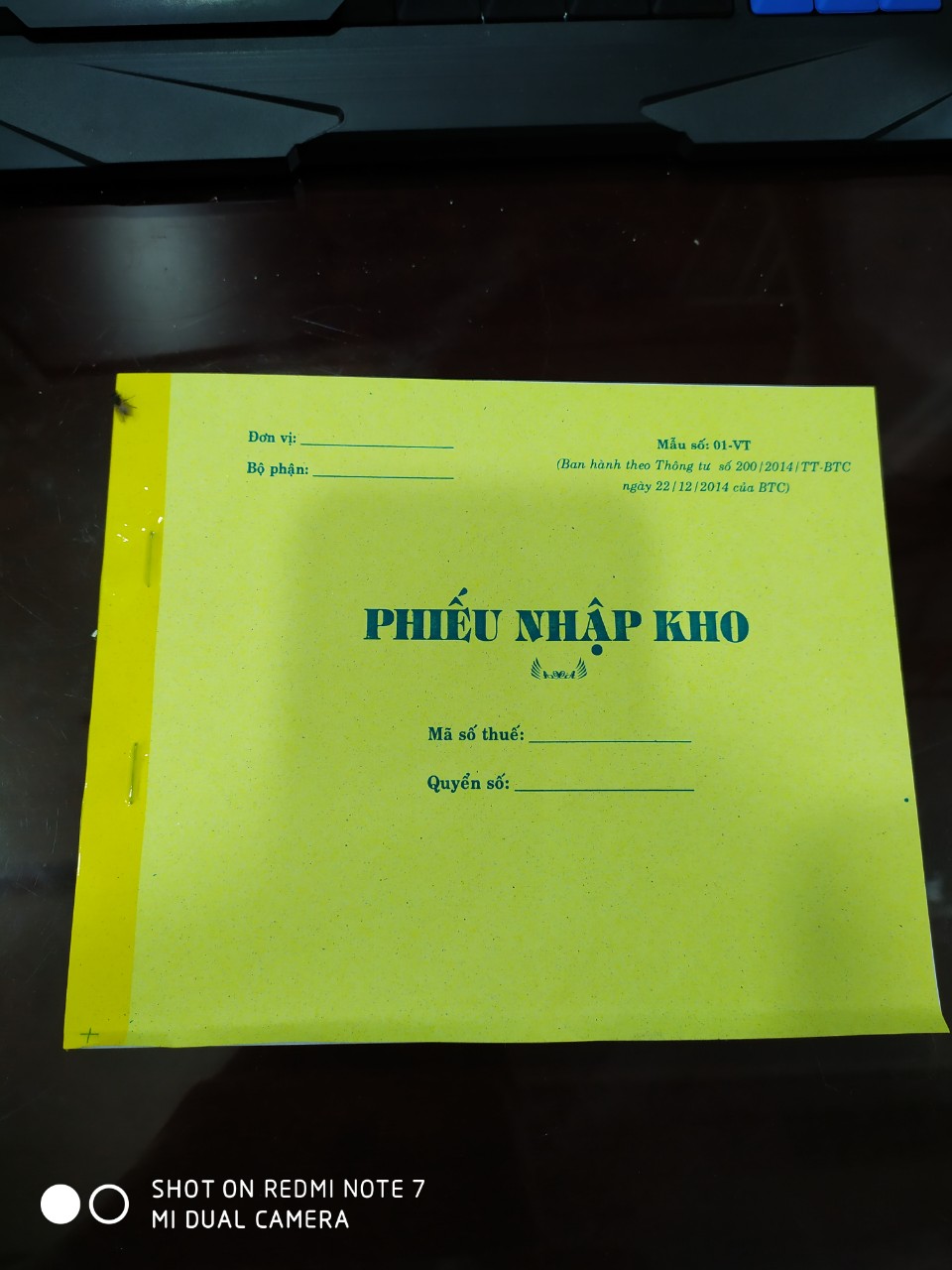 Phiếu nhập a5 - 3 liên 150 tờ