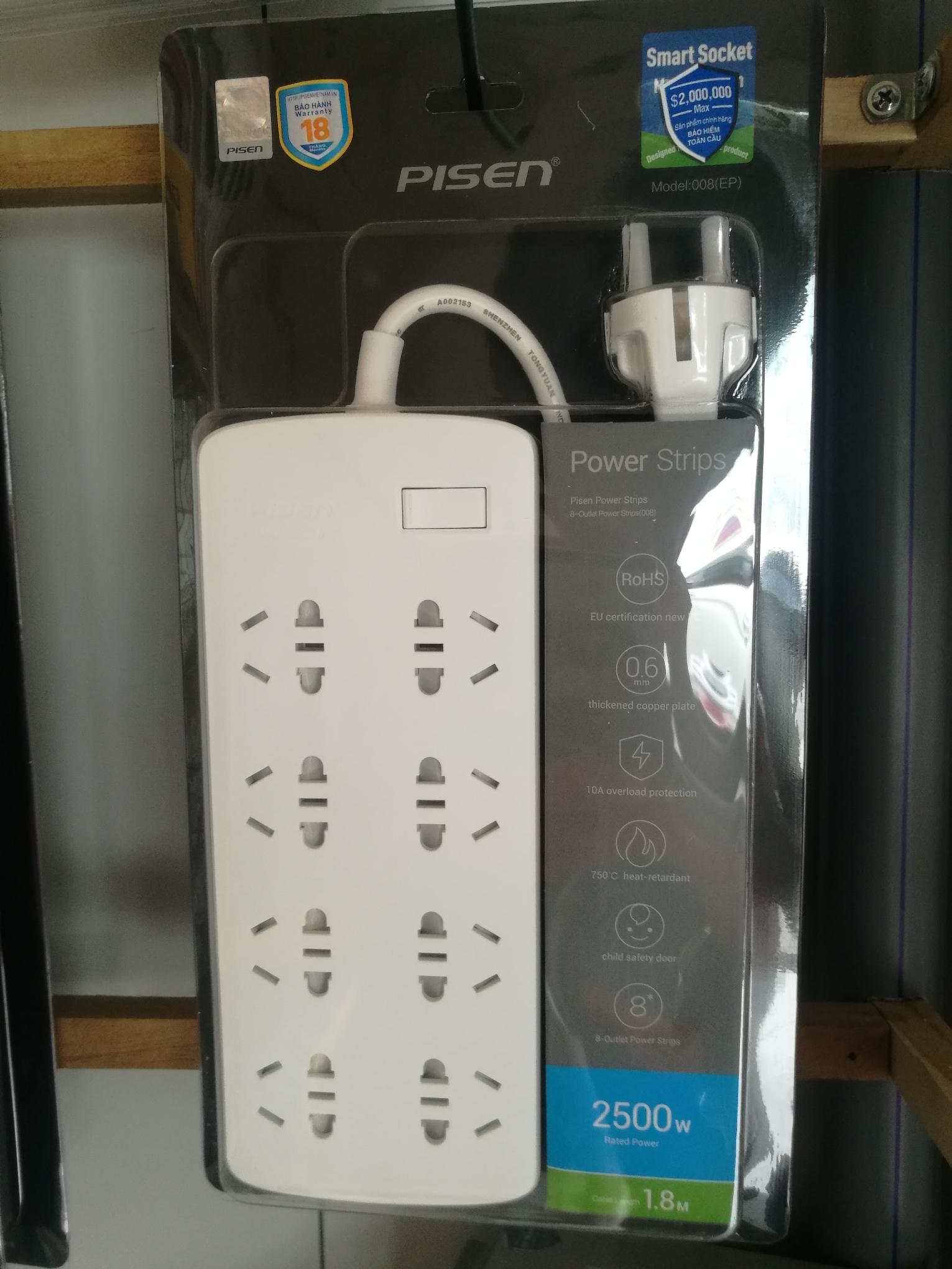 Ổ cắm điện pisen 008