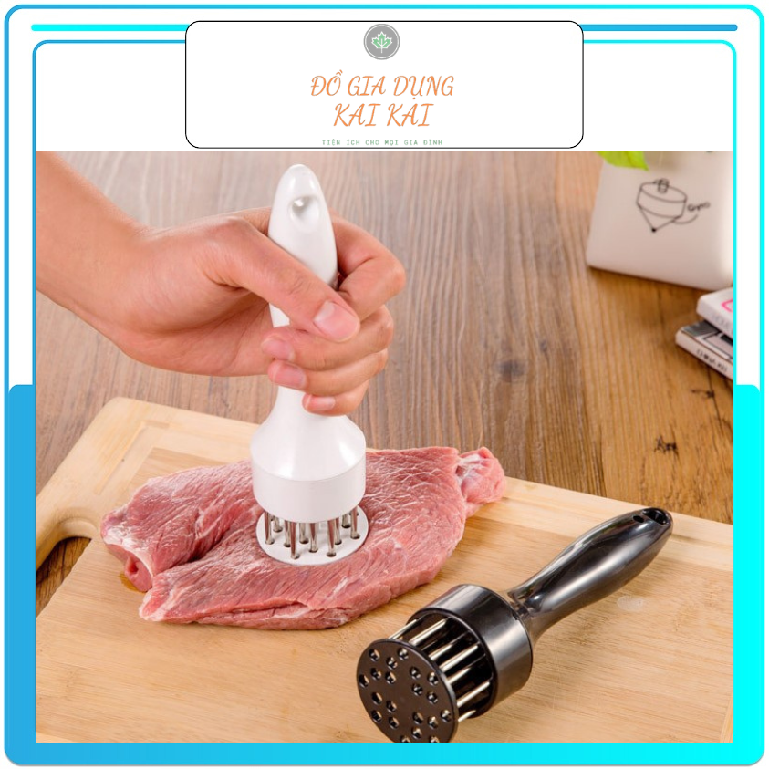Dụng cụ xăm thịt, châm bì giúp dễ dàng chế biến các món ăn, Dụng cụ xâm thịt thông minh tiện ích cho mỗì gia đình
