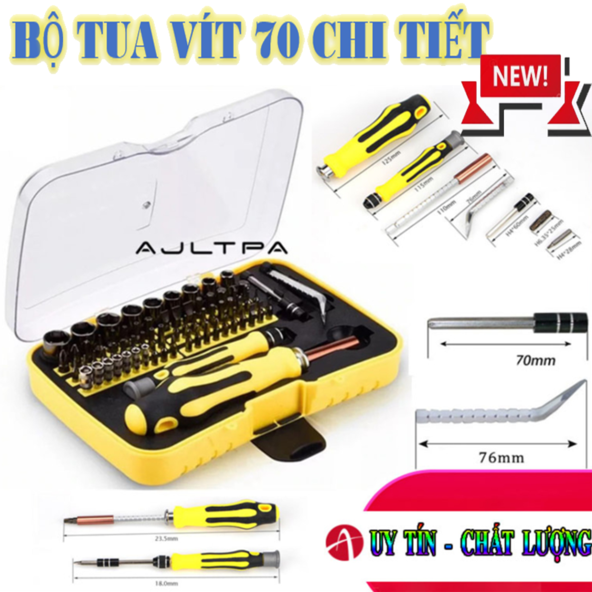 Bo Van Vit Da Nang, Tô Vít Lục Giác - Bộ Tua Vít Đa Năng Cao Cấp 70 Chi Tiết Nhập Khẩu, Dụng Cụ Tháo Ráp, Bộ Tuốc Nơ Vít Đa Năng, Hàng Hot - Phân Phối Và Bảo Hành Toàn Quốc