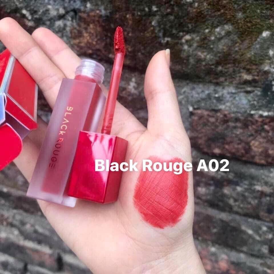 Son black rouge A02 màu cánh hoa hồng khô