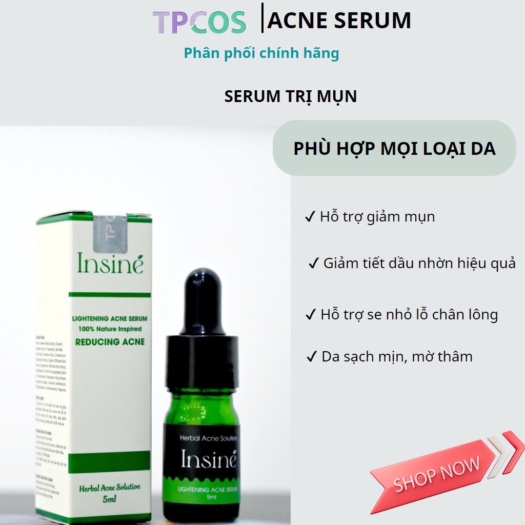 Serum mụn Acne TP Cos ngừa mụn, phục hồi tái tạo da