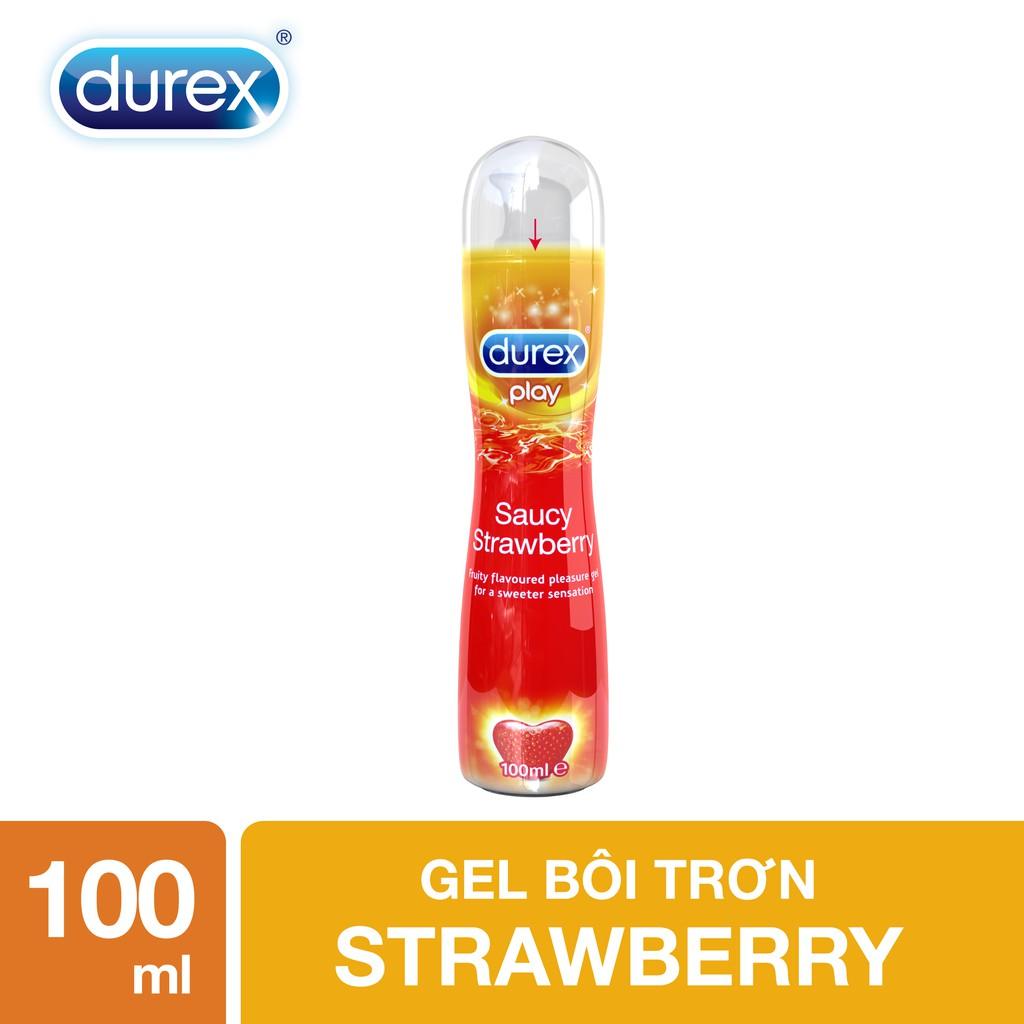 Gel Bôi Trơn Cao Cấp Thái Lan Durex Play Strawberry Hương Dâu Quyến Rũ 100ml