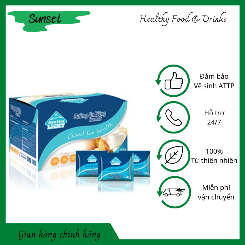 [GIẢM CÂN] Đường Ăn Kiêng Isomalt Biên Hoà 250g. Lượng Calo Thấp, Không Ảnh Hưởng Đến Đường Huyết. Phù Hợp Người Giảm Cân, Ăn Kiêng, Tiểu Đường, Huyết Áp. Chế Độ Ăn Eatclean, Healthy. Đường Ăn Kiêng Isomalt SUNSET SHOP