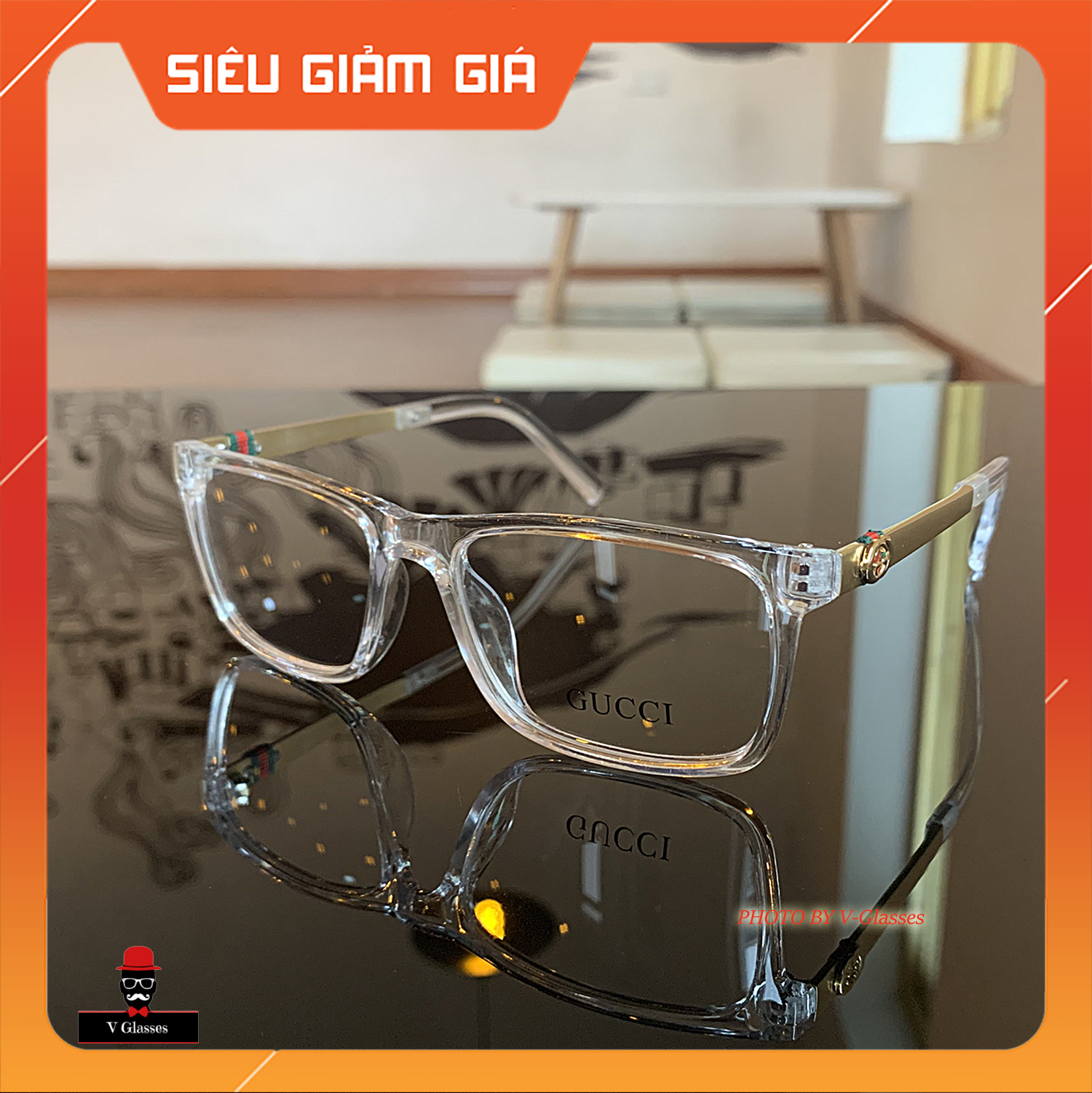 Kính Nam Nữ C01 [Tặng Hộp + Thẻ BH 12 Tháng] - Nhựa cao cấp