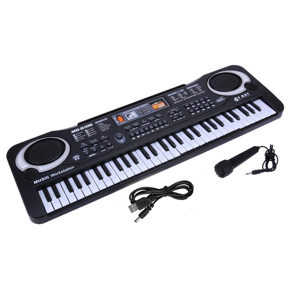 Euro Quality - NHẠC SĨ TÀI TỬ NHÍ Piano 61 keys Micro USB Plug