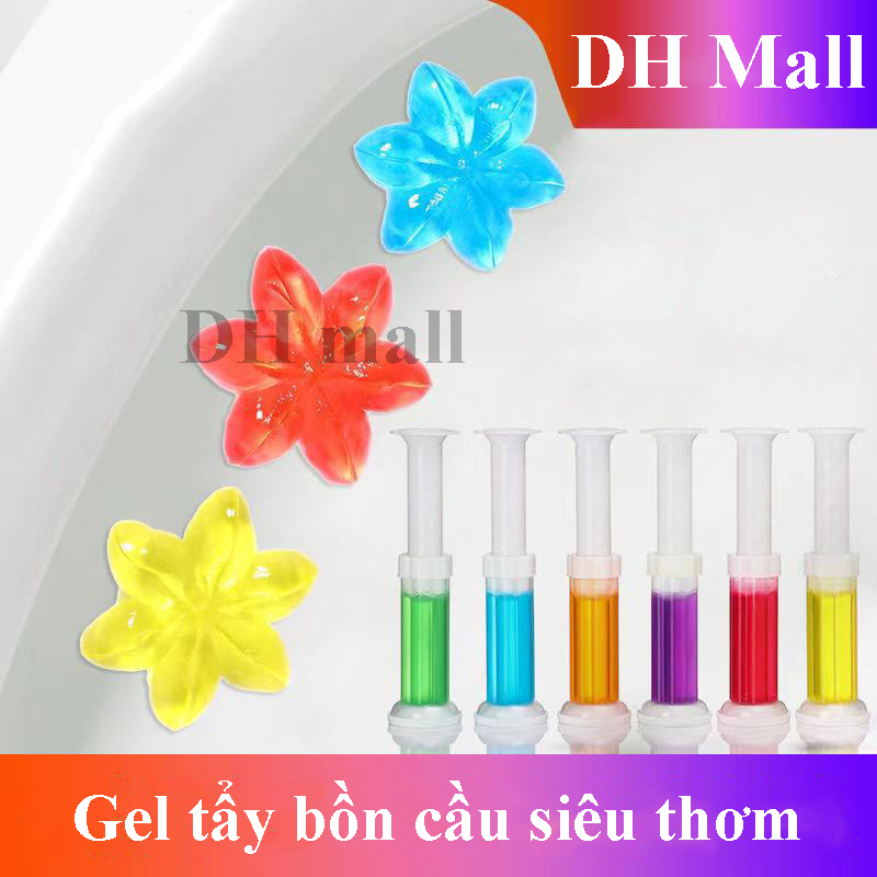 Gel khử mùi bồn cầu - khử mùi nhà vệ sinh - làm sạch nhà tắm với 6 mùi hương thu hút DH Mall