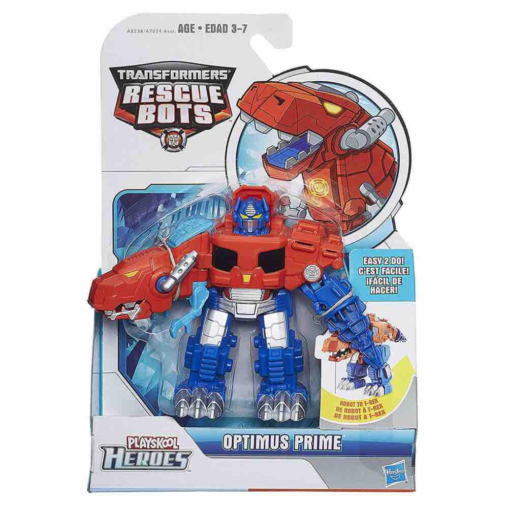 Đồ chơi Robot Transformer Playskool Heroes Rescue Bots Optimus Prime Dinosaur