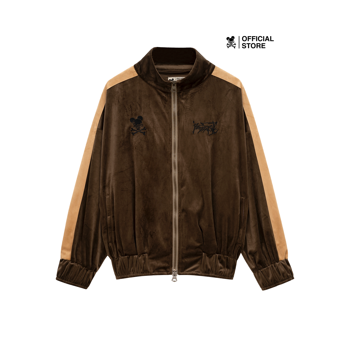 Áo khoác nam nữ bad habits "90s party" velour track jacket - local brand chính hãng