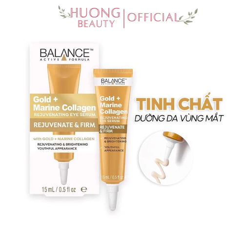 Serum Tái Tạo Và Dưỡng Da Mắt Balance Active Formula Gold Collagen