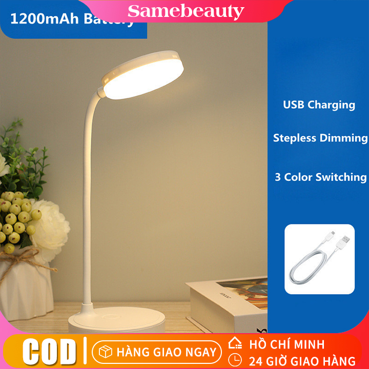 Đèn bàn học kẹp bàn chống cận, đèn học led để bàn điều chỉnh 3 chế độ sáng thông minh