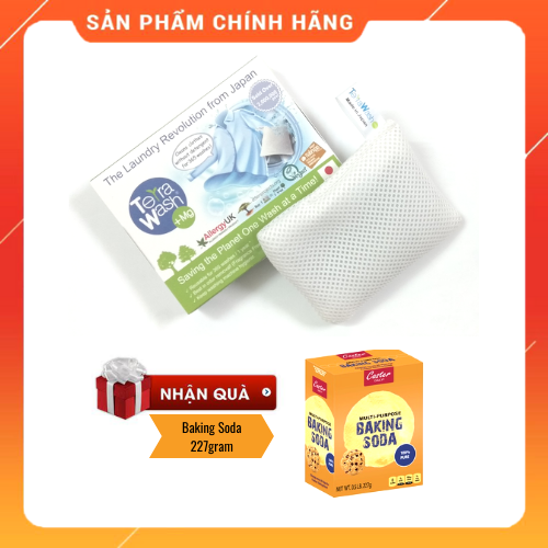 Terra wash +mg túi giặt quần áo thay thế xà phòng - tặng baking soda