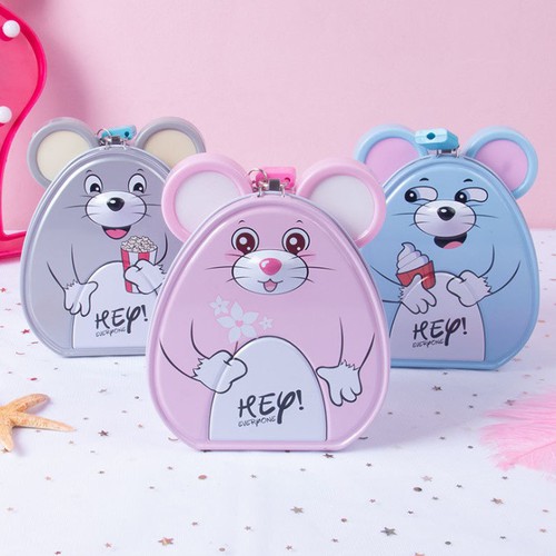 Két sắt mini cho bé hình chuột siêu cute