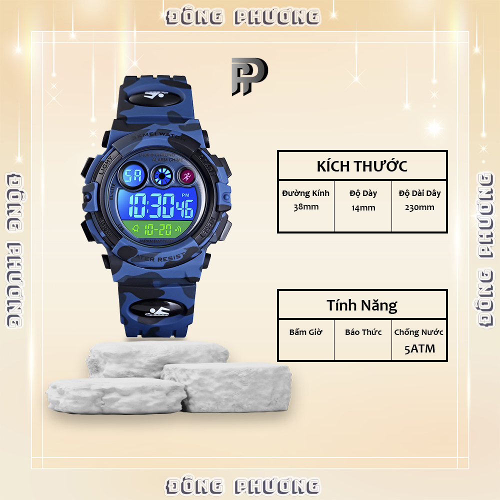 Đồng hồ đeo tay chính hãng skmei 1547 -đồng hồ điện tử skmei timemaster