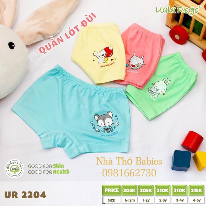 Quần chip đùi bé gái Ualarogo
