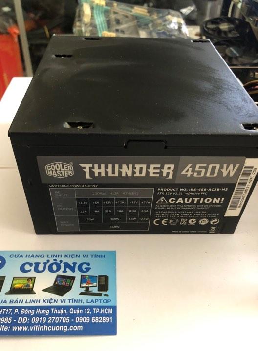 Nguồn cooler master thunder 450w fan 12