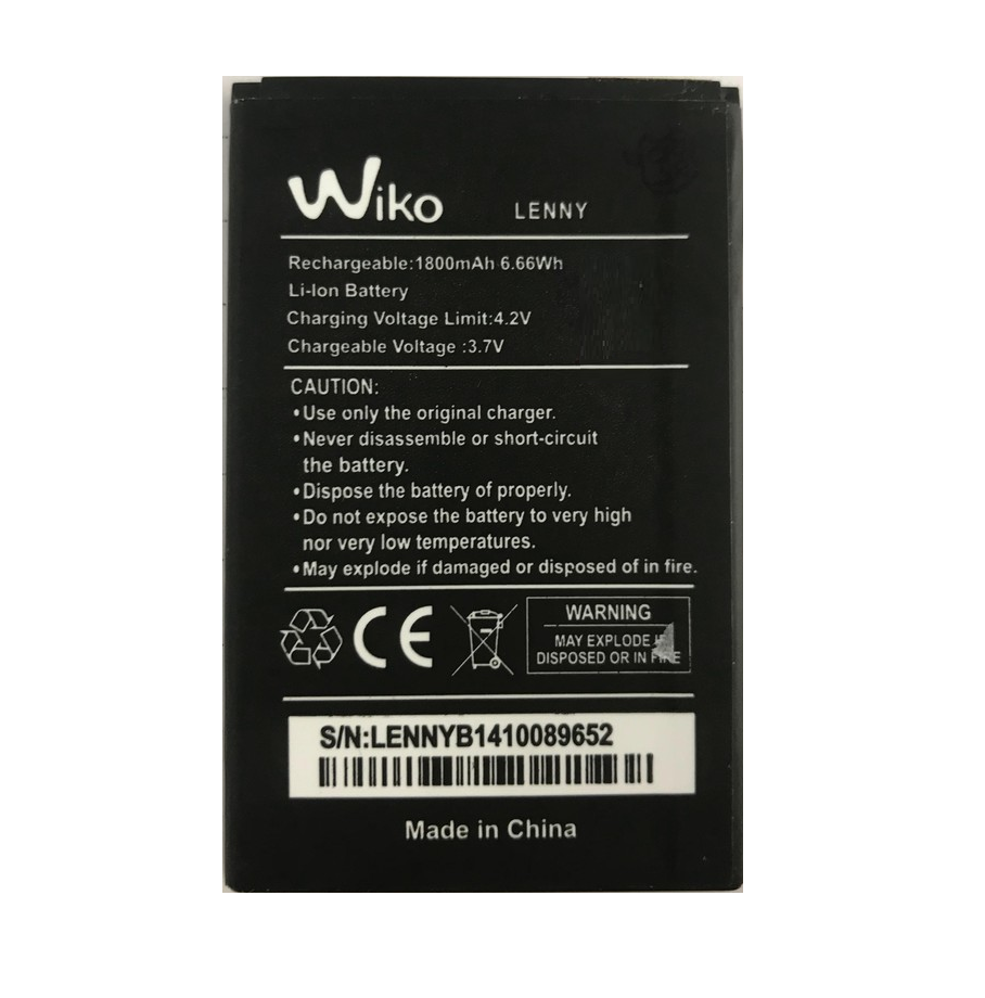 Pin điện thoại Wiko LENNY / LENNY2 / LENNY 3 / SUNNY 2 PLUS / 2600 / JERRY / JERRY 2