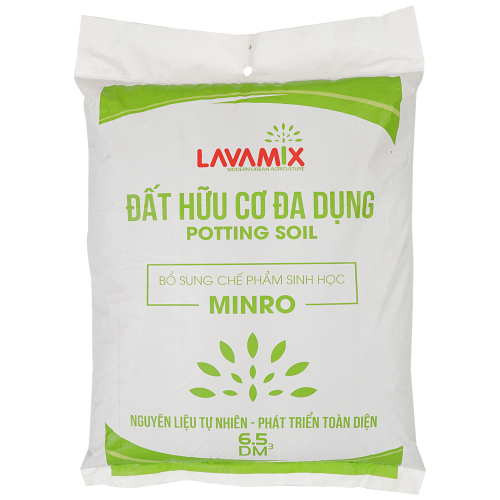 Đất sạch đất hữu cơ đa dụng lavamix 6.5dm3