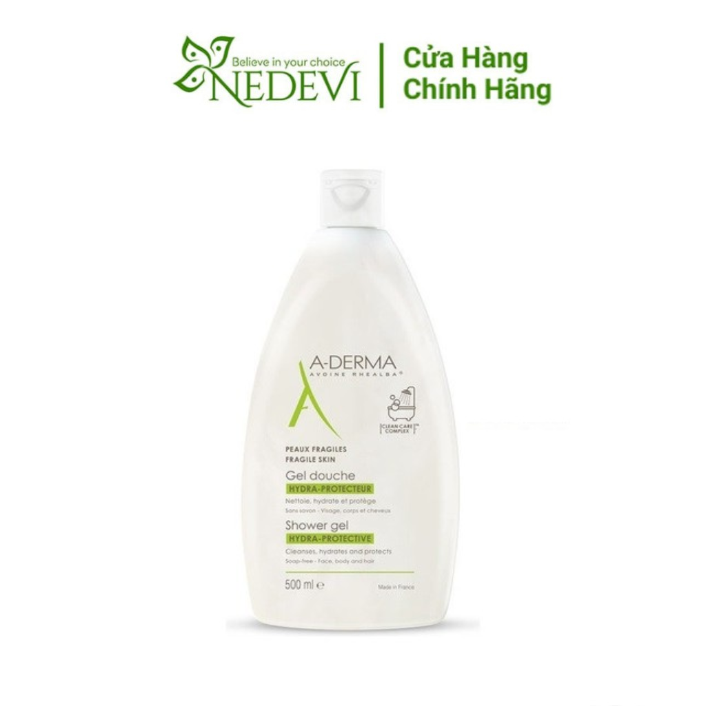 Sữa tắm giảm mụn lưng aderma 500ml