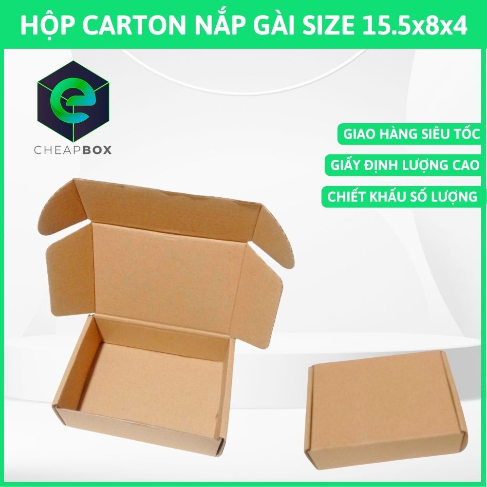 100 cod online shipping carton box size 15x8x 2 cm-made by cheapbox