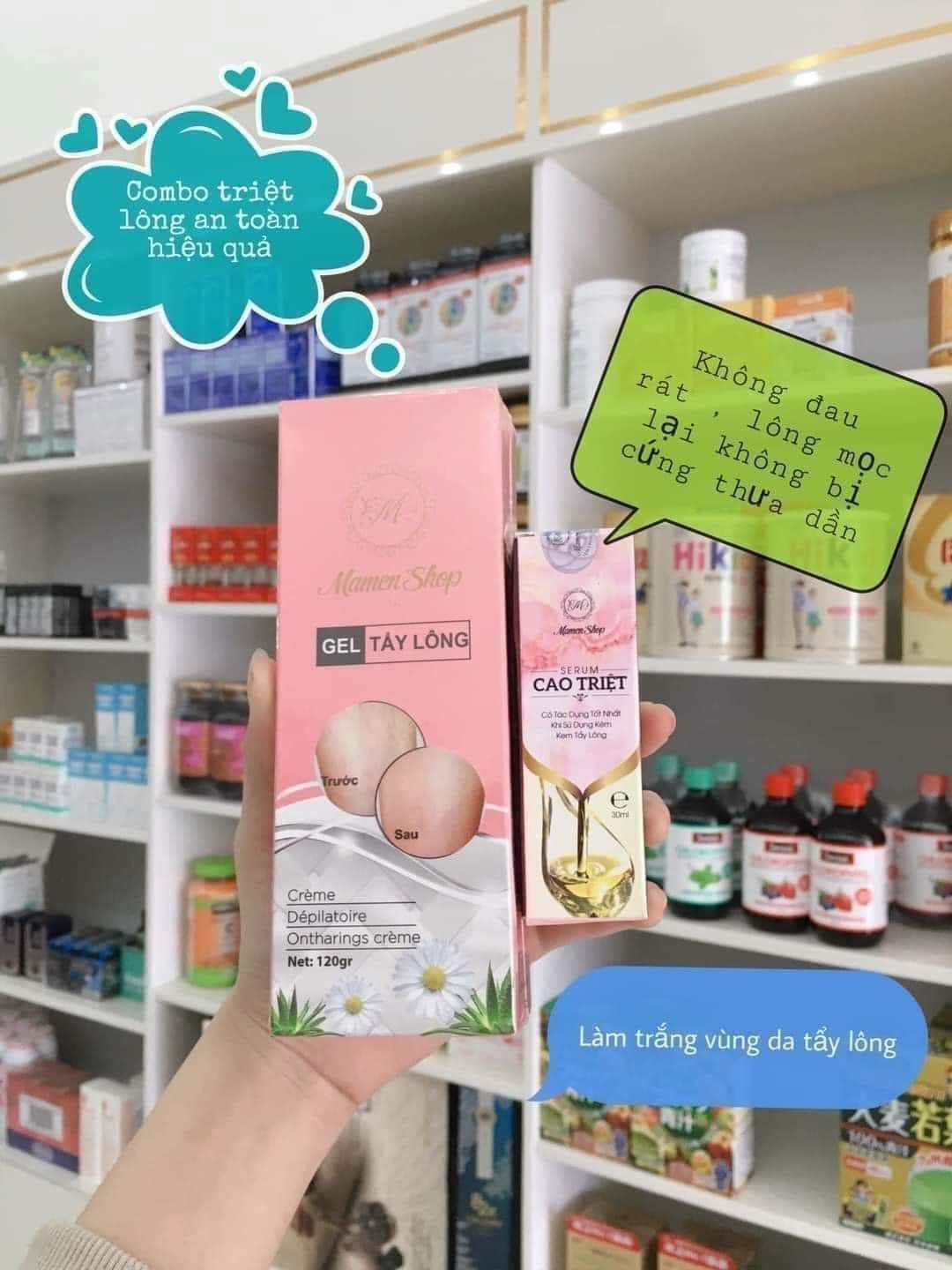 [Tặng 1 lọ serum mỡ trăn] Combo Kem Tẩy Râu Lông Mamen Shop( Triệt Lông Vĩnh Viễn,triệt Lông chân, lông tay, lông BIKINI, râu ria mép..) an toàn tiện lợi,chi phí rẻ