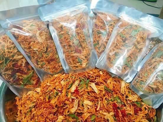 Khô gà lá chanh 200gr