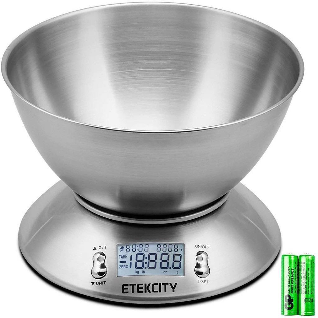 Cân điện tử EtekCity kèm thố inox