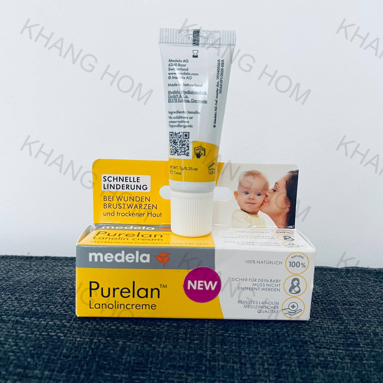 KEM GIẢM ĐAU VÀ NỨT ĐẦU TI MEDELA PURELAN 100 LOẠI 7G -MẪU MỚI