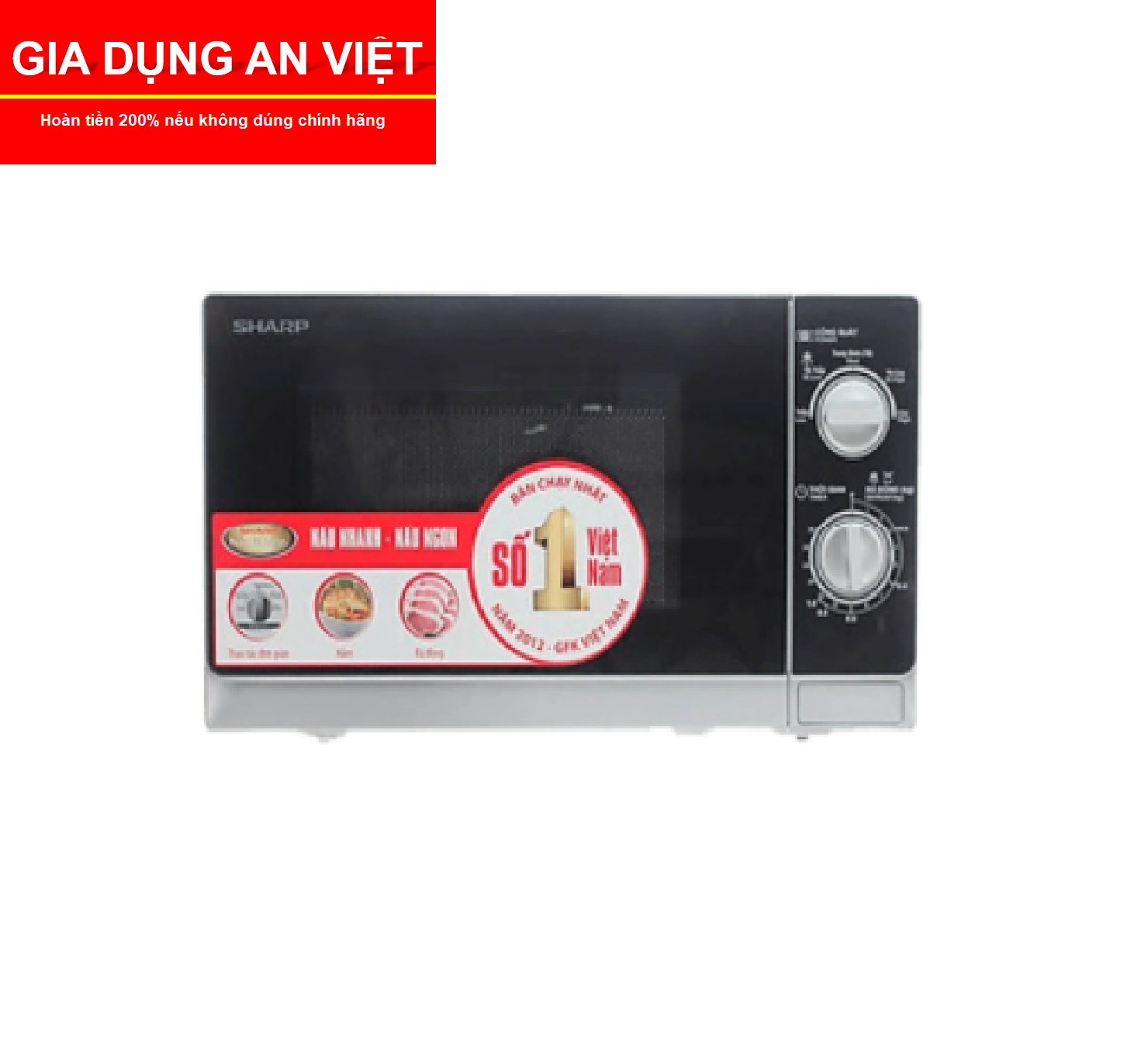 Lò vi sóng cơ sharp 20 lit r_205vns - chính hãng