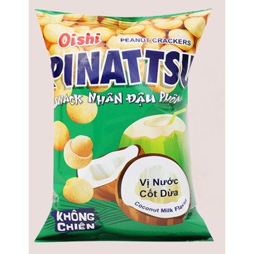 Snack đậu phộng Pinatsu siêu xốp Oishi