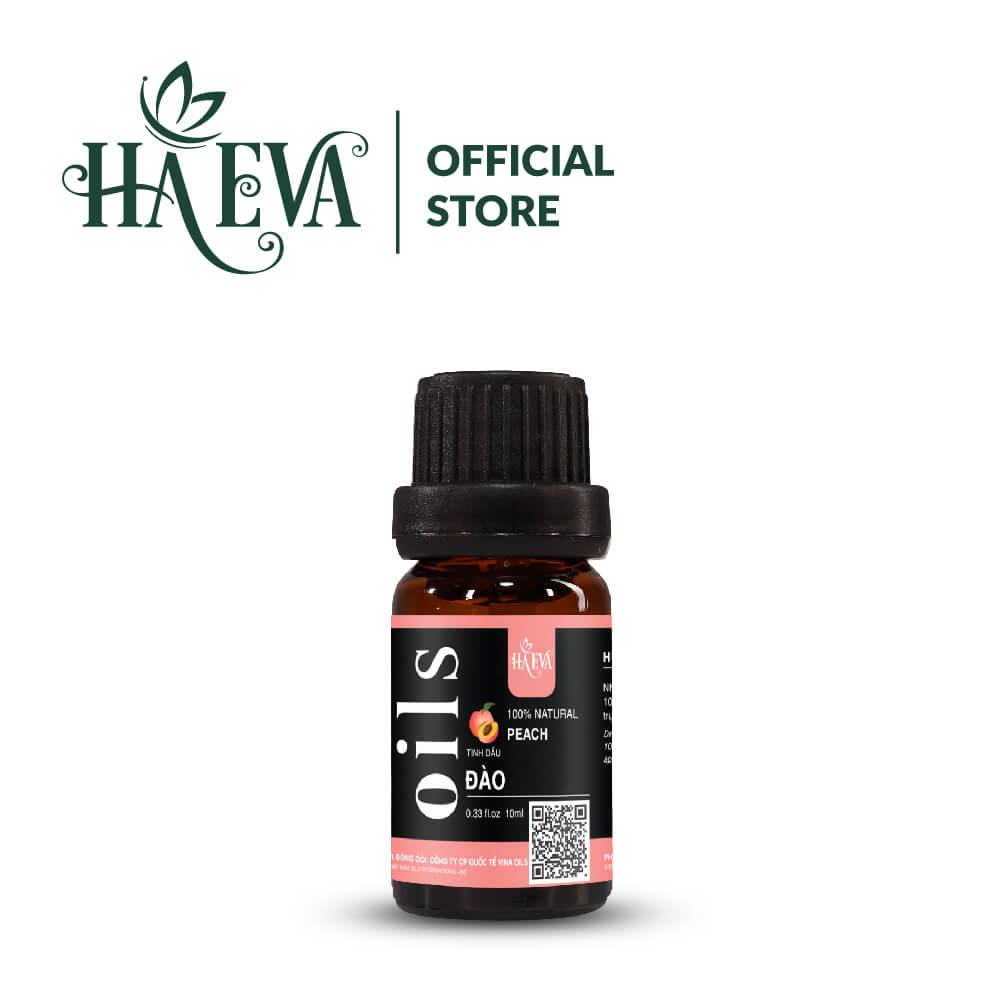 Tinh dầu Xông Đào Haeva Cao Cấp, 100% Thiên Nhiên, Khử mùi hôi, giúp ăn ngon miệng, Chai 10ml/30m/100ml