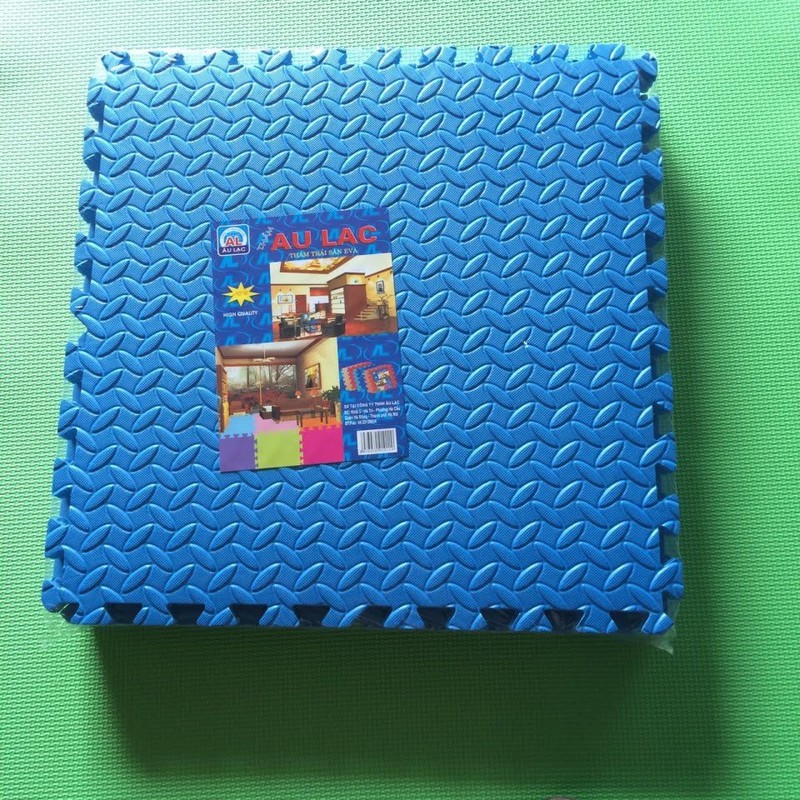 THẢM XỐP GHÉP VÂN KHẾ ÂU LẠC 60X60 CM -4 TẤM HÀNG CHUẨN VIỆT NAM