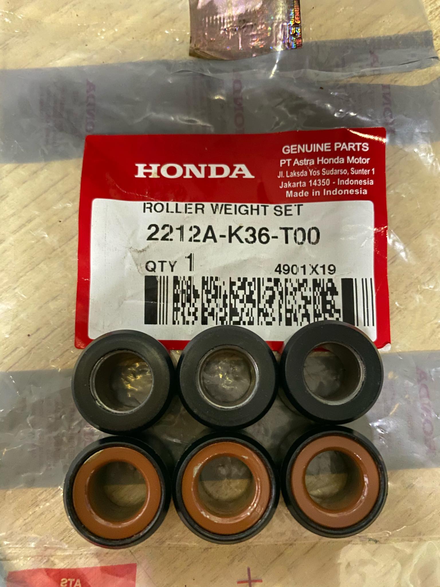Bi nồi Vario Click 125/150 chính hãng 2212A-K36-T00 - 15.5 gram
