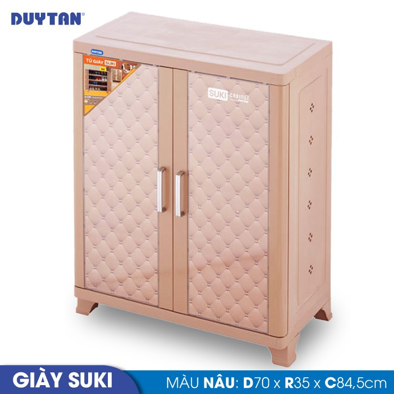 Tủ giày nhựa DUY TÂN Suki (70 x 35 x 84.5 cm) - 09354 - Giao màu ngẫu nhiên